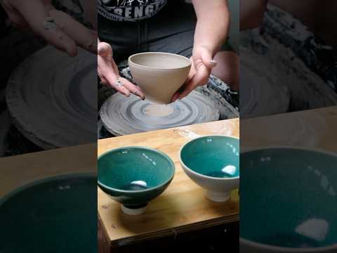 throwing bowls and finished results. #art #handmade #diy #madebyme
