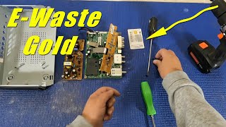 Scrapping electronics - Scrap out a DirecTV Receiver for Gold Recovery | In Two Minutes!