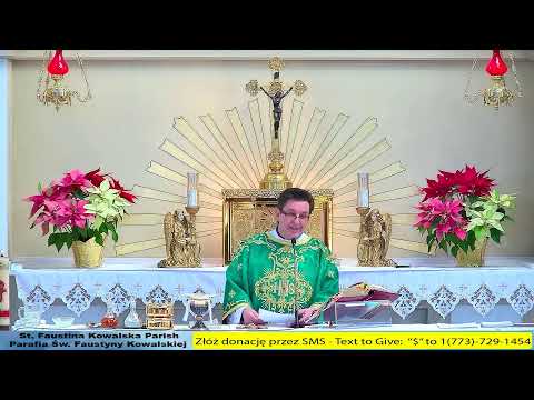 7 Niedziela Zwykla. Msza sw. w par. sw. Faustyny w Chicago 02.19.2003
