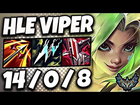 Zeri vs Draven ADC [ HLE Viper ] Rank #2 Korea Challenger 14.13 ✅