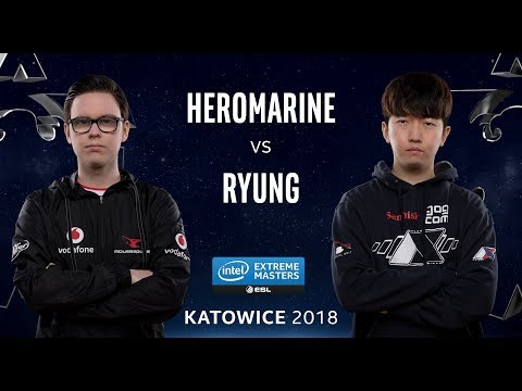 StarCraft II - HeRoMaRinE [T] vs. Ryung [T] - Ro24 - Group D - IEM Katowice 2018