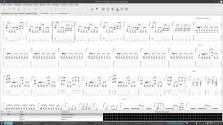 Using tuxguitar and guitarix to rehearse and play Hatesphere / Only the strongest