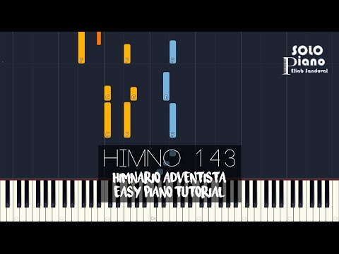 HIMNO 143 - Digno eres tú | Easy Piano Tutorial + Partitura
