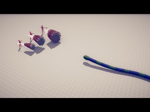 TITANOBOA vs 3x EVERY GOD - Totally Accurate Battle Simulator