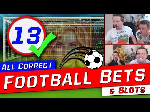 Football betting: 13 correct outcomes on Stryktipset + 256 x on The Final Countdown slot
