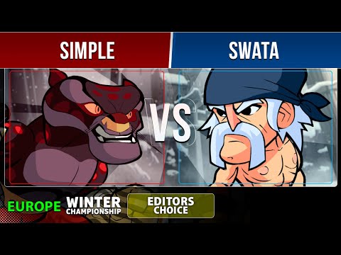 simpLe VS Swata - Editor's Choice - EU - Brawlhalla Winter Championship 2022