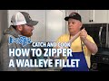How to Cook Walleye Fillets - Tips for Zippering and Preparing Fish Fillets