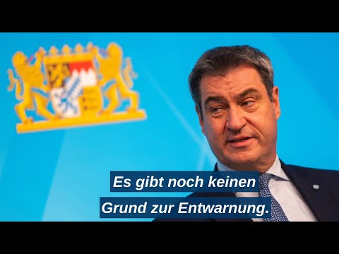 Ministerpräsident Dr. Söder zur Corona-Lage - Bayern