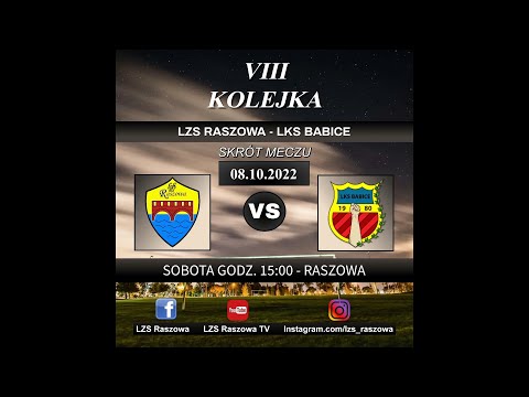 LZS Raszowa - LKS Babice - 2:1 (0:0) - skrót meczu - 08.10.2022 - A-KLASA
