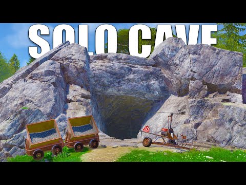 i built a solo cave fortress on force wipe...