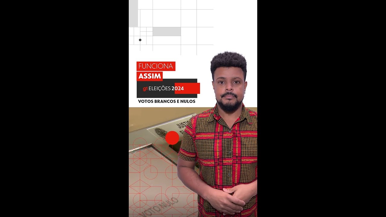 Voto em branco x voto nulo: tem diferença? | Funciona Assim #g1 #g1eleições2024