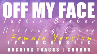 Download lagu OFF MY FACE (Female Ver.) - JUSTIN BIEBER (HEESEUNG of ENHYPEN COVER) | Acoustic Karaoke | Chords mp3
