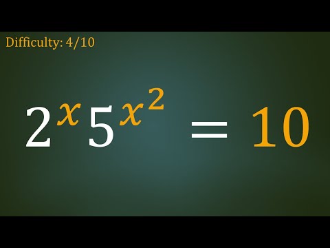 Difficulty: 4/10 | Do this when you see x in the power | algebra | Math Olympiad Questions Solutions