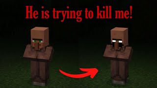 If a villager spawns out of nowhere in your world, Don't trust him! (Minecraft Creepypasta)