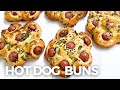 Chinese Flower Hot Dog Buns