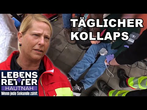 Another collapse: Young woman collapses again | Lifesavers up close | SAT.1