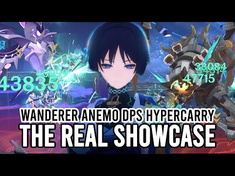 The Real C0 Wanderer Hypercarry with C6 Faruzan ST Showcase | Genshin Impact