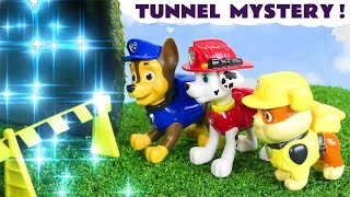 Tunnel Mystery for the Paw Patrol pups to solve by working as a team