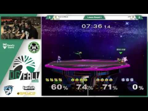 DGFall 16 - Supercat Moew + Kaese Vs. xPhil + Paco - Losers Round 3 - Melee Doubles