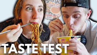 Ranking Instant Noodles! | Japanese Convenience Store Mukbang (Konbiniya, Vancouver)