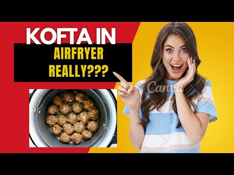 kofta in air fryer | Meatballs air fryer | chicken meatballs air fryer |how to make kofta curry