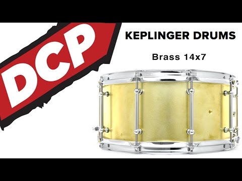 Keplinger Brass Snare Drum 14x6.5 - Video Demo