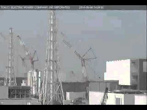 2014.06.04 14:00-15:00 / ふくいちライブカメラ (Live Fukushima Nuclear Plant Cam)