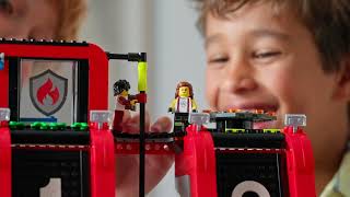LEGO® City 60414 Hasičská stanice s hasičským vozem