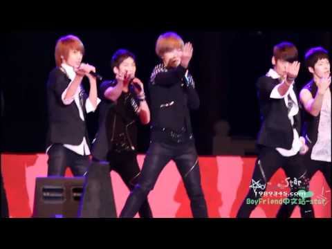 [BoyFriend中文站-star]111006第一届中国留学生庆典 boyfriend别碰我的女人现场