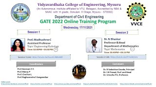 GATE-2022 Day_7 Session_I : Engineering Hydrology