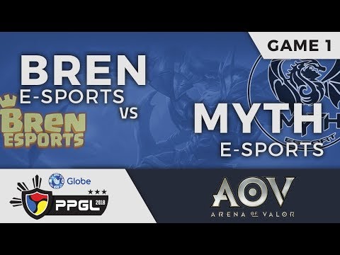 Bren Esports vs Myth Esports | Game 1 | AOV | PPGL 2018 Grand Finals Day 1