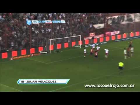 AAAJ 0 - Independiene 1 - El Gol de Julian Velázquez