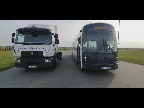Drag race: DANCER electric bus Vs. Renault Truck