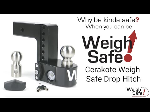Weigh Safe Drop Hitch in Black Cerakote