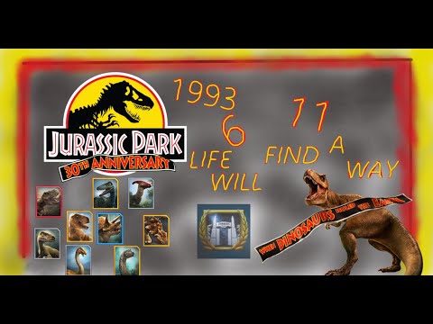生命會找到出路 Life will find a way【Jurassic Park 30th anniversary】【JWAlive】（ru,6n 捷司 Jess）#JWAlive