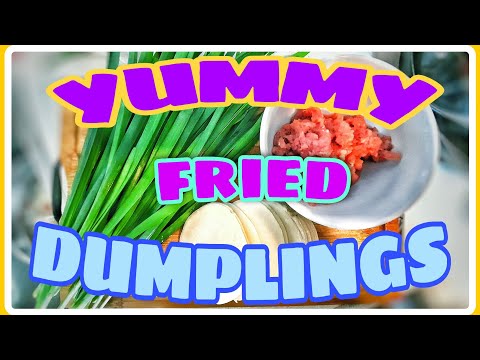 HOW TO MAKE EASY FRIED DUMPLING||EASY DUMPLING#GYOZARECIPE#COOKING#CHINESERECIPE#POTSTICKERS