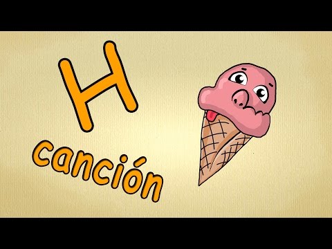 alfabeto en español para niños - La letra H - canción musica para estudiar español