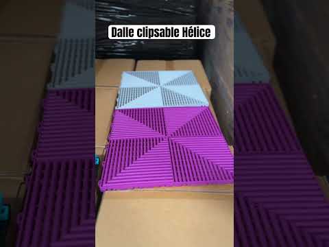 Dalles clipsables hélice ANC Dalle : la révolution du sol modulaire !