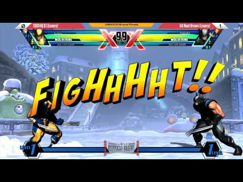 UMVC3 Grand Finals @ Buffalo Brawl - TOSFHQ SJ vs UA Noel Brown [720p/60fps]