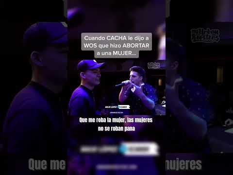 CACHA VS WOS *HIZO ABORTAR A UNA MUJER*🥶🥵😬 #shorts