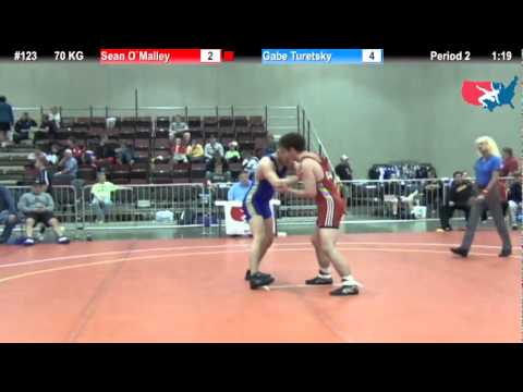 FILAJRGR: 70 KG: Sean O`Malley (Terrapin WC) vs. Gabe Turetsky (Iron Curtain)