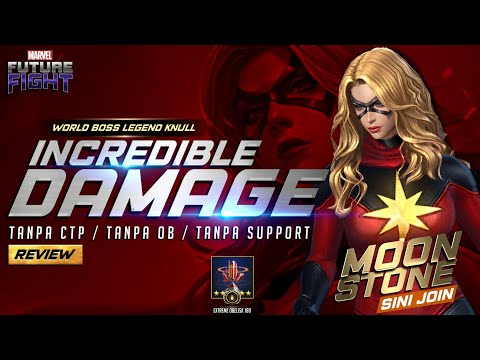 Moon Stone Ga Ada Akhlak Ngalahin Knull Pake Obelisk 180 - Marvel Future Fight Indonesia 🇮🇩