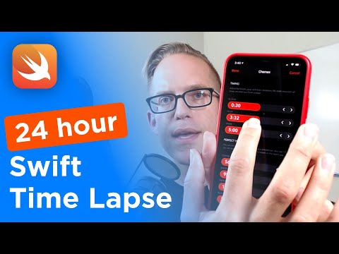iOS Swift Tutorial - this is a 24 hour code time lapse (Sketch to App) thumbnail