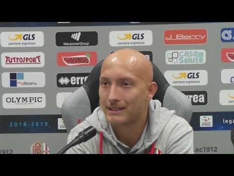 Claudio Santini dopo Alessandria-Lucchese