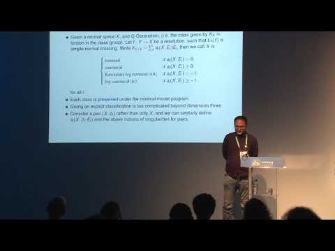 Interaction between singularity theory and the minimal model program – Chenyang Xu – ICM2018