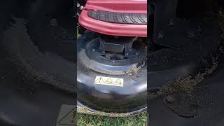 Troybilt deck belt keeps coming off. Problem solved.