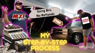 Would you pay $900 for this Harbor Freight Paint Job Watch my process!