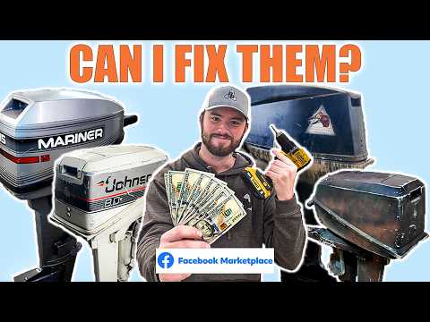 Fixing and Flipping Outboards from a Government Auction! (Big Profit)