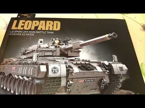 Panlos 632003 Leopard 2A4 - auspacken und Bauabschnitt 1