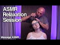 ASMR Relaxation Session With CelainesASMR Head Shoulder Massage With Face Brushing